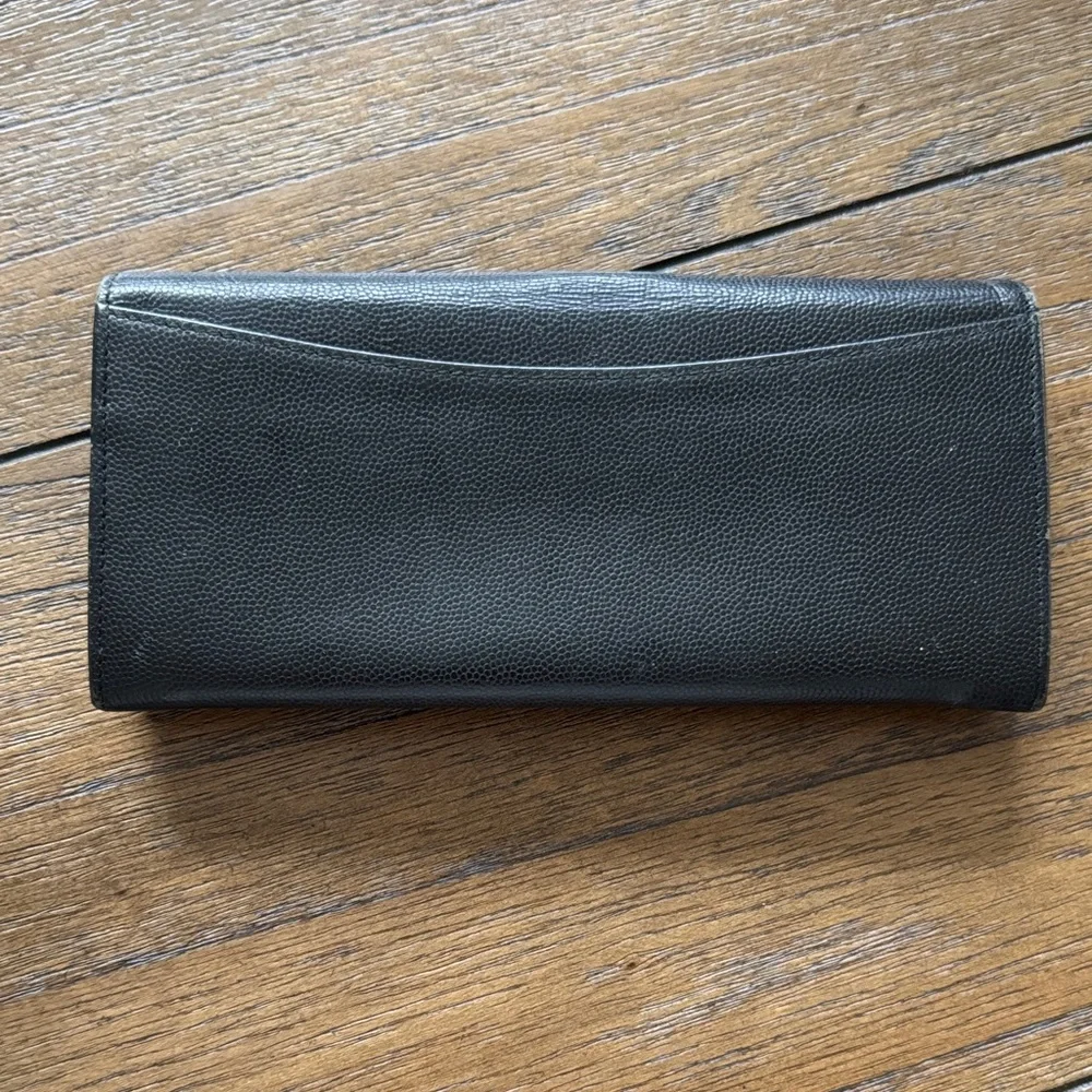 Christian Dior Long Wallet in Black